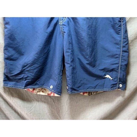 Joe Marlin Shorts Mens 32 Blue Logo‎ Pocketed Drawstring Surfing Men. - Picture 3 of 8